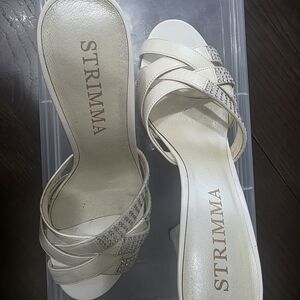 Women's Elegant Cream Heels